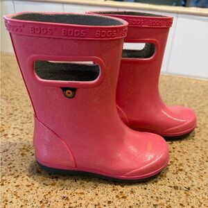 Bogs Skipper II Waterproof Pink Children's Rain Boots
